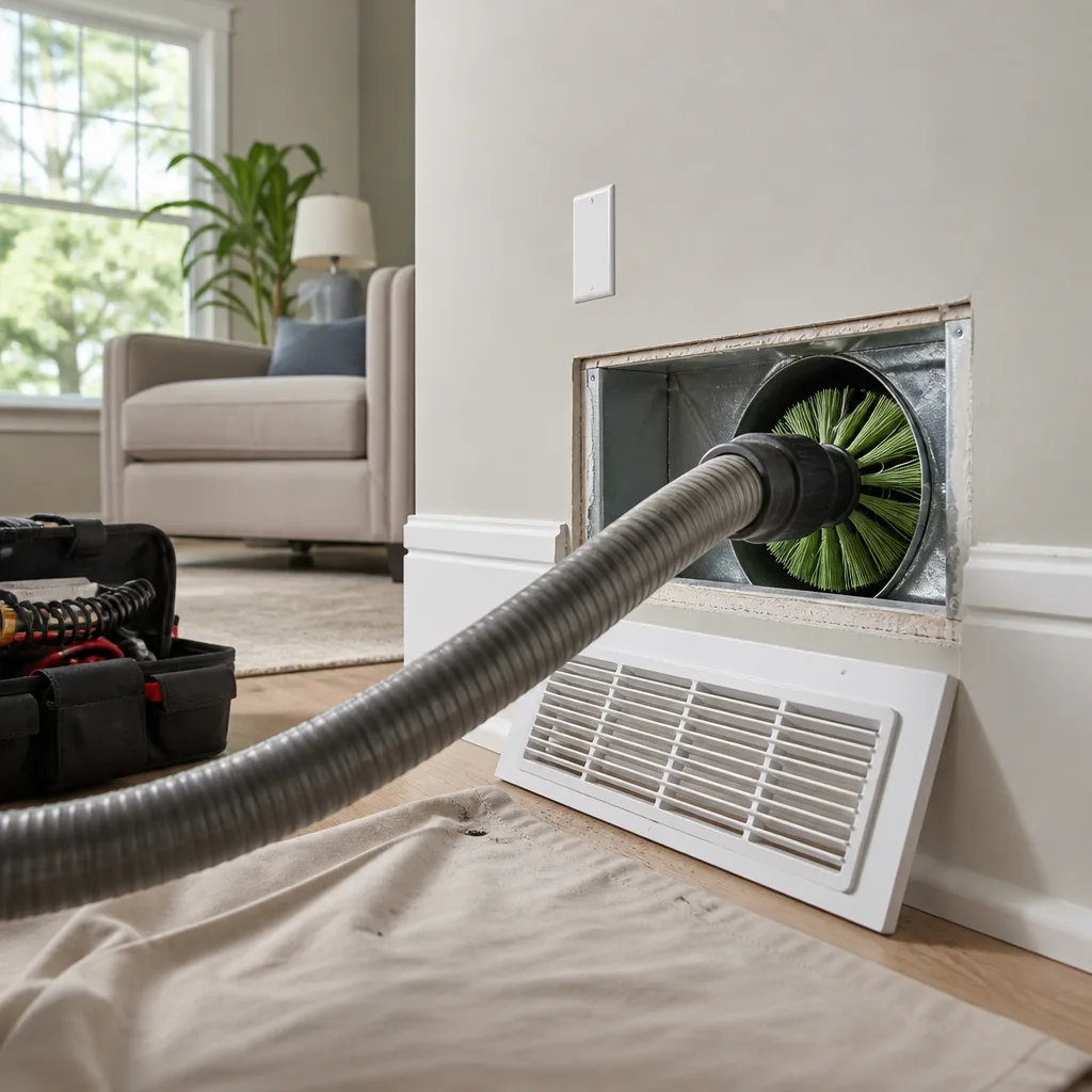 Whole-home duct cleaning